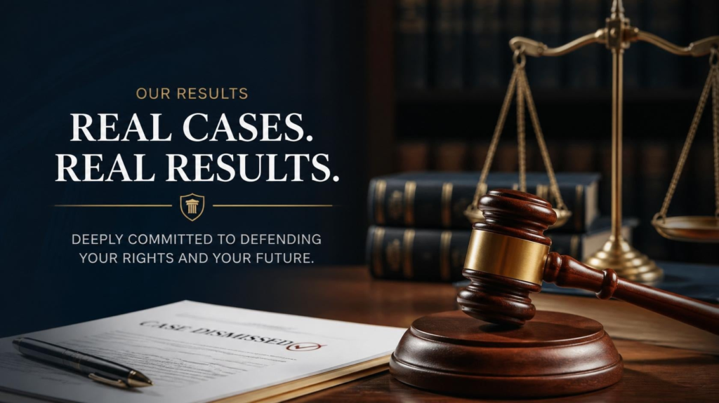 April 2026 Criminal Defense Case Results